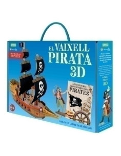 PUZLE 3D Y LIBRO SASSI MANOLITO BOOKS VAIXELL PIRATA 3D - CATALAN 76 PIEZAS 6 años