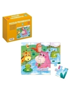PUZLE DOHE EDUCA PROGRESIVO 12 piezas   30 MESES