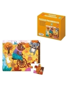 PUZLE DOHE EDUCA PROGRESIVO 16 piezas   30 MESES