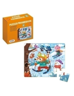 PUZLE DOHE EDUCA PROGRESIVO 20 piezas   30 MESES