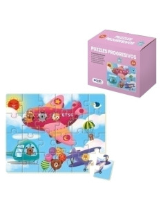 PUZLE DOHE EDUCA PROGRESIVO 24 piezas   3 AÑOS