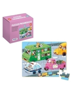 PUZLE DOHE EDUCA PROGRESIVO 30 piezas   3 AÑOS