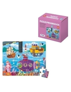 PUZLE DOHE EDUCA PROGRESIVO 35 piezas   3 AÑOS