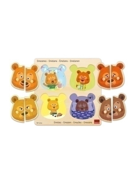 PUZLE GOULA LAS EMOCIONES 2-3 años