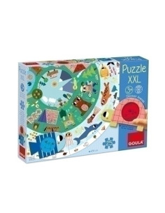 PUZLE GOULA XXL DESCUBRE LOS ANIMALES 3-6 años
