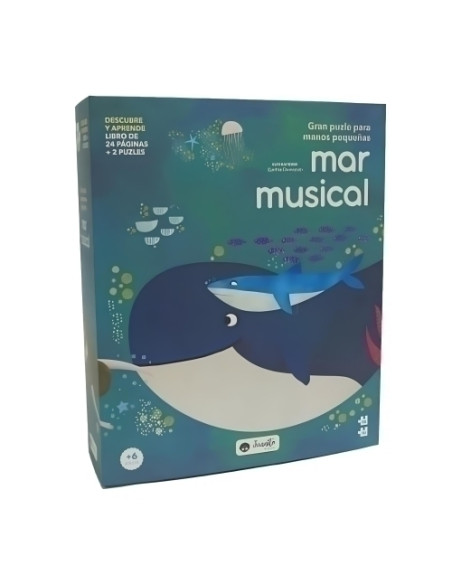 PUZLE JUANITO BOOKS MAR MUSICAL 140 PIEZAS 6 años