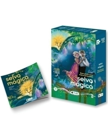 PUZLE JUANITO BOOKS SELVA MAGICA 140 PIEZAS 6 años