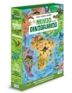 PUZLE SASSI MANOLITO BOOKS EL MUNDO DE LOS DINOSAURIOS  200 PIEZAS 6 años