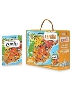 PUZLE SASSI MANOLITO BOOKS ESPAÑA 205 PIEZAS 6 años