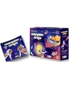 PUZLE SUPERPUESTO JUANITO BOOKS CUMPLEAÑOS EN EL ESPACIO 90 PIEZAS 6 años