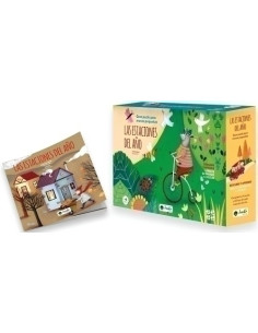 PUZLE SUPERPUESTO JUANITO BOOKS LAS ESTACIONES DEL AÑO 90 PIEZAS 6 años