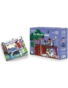 PUZLE SUPERPUESTO JUANITO BOOKS UN DIA EN CASA 90 PIEZAS 6 años