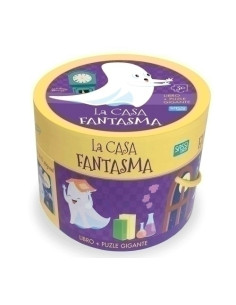 PUZLE Y LIBRO SASSI MANOLITO BOOKS LA CASA FANTASMA 30 PIEZAS 3 años