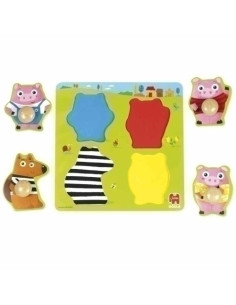 PUZZLE GOULA PIGS 1-2 AÑOS
