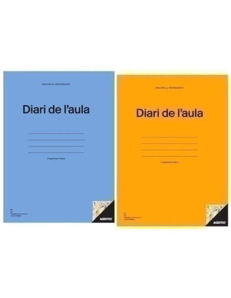 QUADERN PROFESSOR ADDITIO DIARI DE L AULA ORGANITZACIÓ DE CENTRES 225x305 ASSORTIMENT