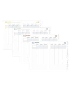 RECAMBIO AGENDA ANUAL 2025-26 QUO VADIS 16 MESES SV 15x21cm PLAN WEEK
