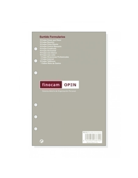 RECAMBIO AGENDA CATALAN FINOCAM R5102C OPEN 500 117x181 FORMULARIOS
