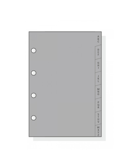 RECAMBIO AGENDA FINOCAM C164 CLASSIC 601 INDICE PLASTICO A-Z 8 PEST
