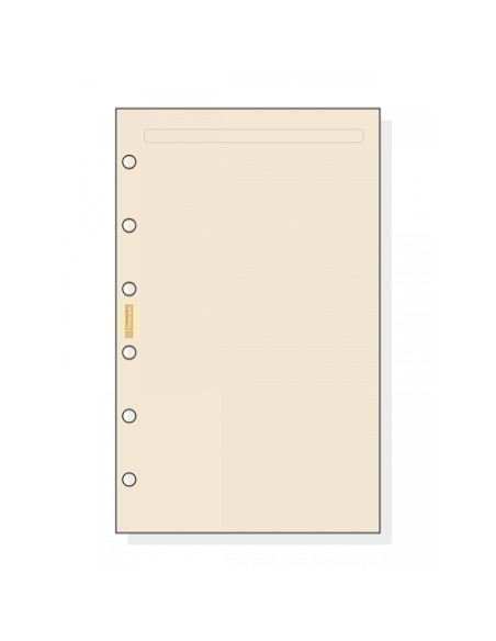 RECAMBIO AGENDA FINOCAM C343 CLASSIC 603 LISO 50h CREMA