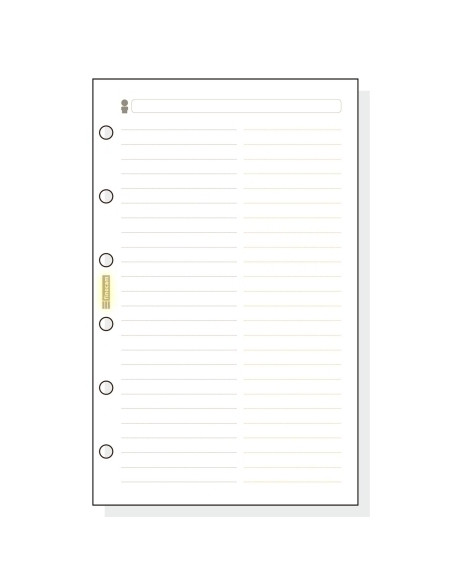 RECAMBIO AGENDA FINOCAM C354 CLASSIC 603 79x127 TELEF 50h