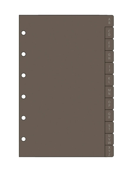 RECAMBIO AGENDA FINOCAM C361 CLASSIC 603 79x127 INDICE A-Z PLAST12 PEST