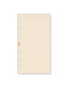 RECAMBIO AGENDA FINOCAM C943 CLASSIC 609 LISO 50h CREMA