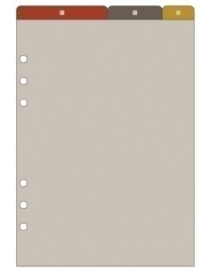 RECAMBIO AGENDA FINOCAM R1062 OPEN 1000 155x215 SEPARADORES SUPERIORES JUEGO de 3