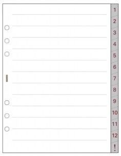 RECAMBIO AGENDA FINOCAM R1072 OPEN 1000 155x215 SEPARADORES NUM121