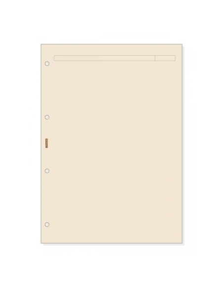 RECAMBIO AGENDA FINOCAM R4043 OPEN 4000 210x297 LISO COLOR CREMA 50h