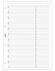 RECAMBIO AGENDA FINOCAM R4052 OPEN 4000 210x297 TELEFONOS 50h