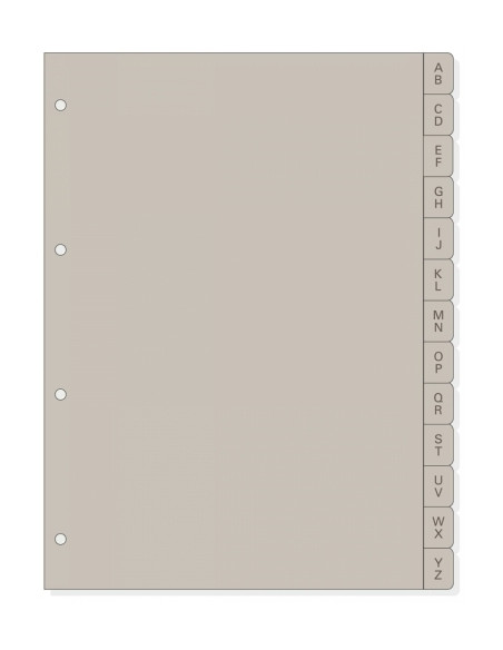 RECAMBIO AGENDA FINOCAM R4064 OPEN 4000 210x297 INDICE A-Z PLAST 13 PEST