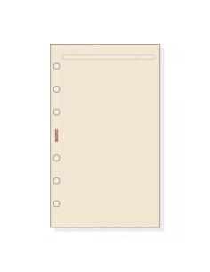 RECAMBIO AGENDA FINOCAM R443 OPEN 400 LISO COLOR CREMA 50h