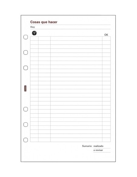 RECAMBIO AGENDA FINOCAM R502 OPEN COSAS QUE HACER