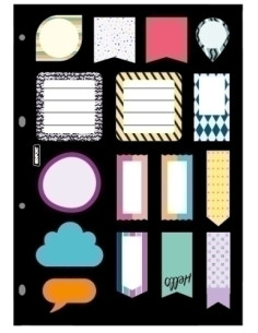 RECAMBIO AGENDA SENFORT IKI 155x210 NOTAS ADHESIVAS