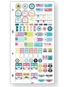RECAMBIO AGENDA SENFORT PLANNER 140x260 PEGATINAS 3h