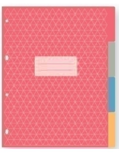RECAMBIO AGENDA SENFORT PLANNER 195x260 4 SEPARADORES
