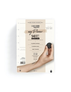 RECAMBIO CARCHIVO MY PLANNER INGENIOX  A5 100gr 8 TALADROS SV PERPETUO