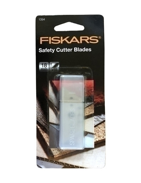 RECAMBIO CUTER RETRACTIL FISKARS 10 UNIDADES