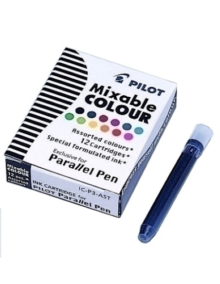 RECAMBIO PILOT PLUMA PARALLEL PEN SURTIDO CAJA de 12
