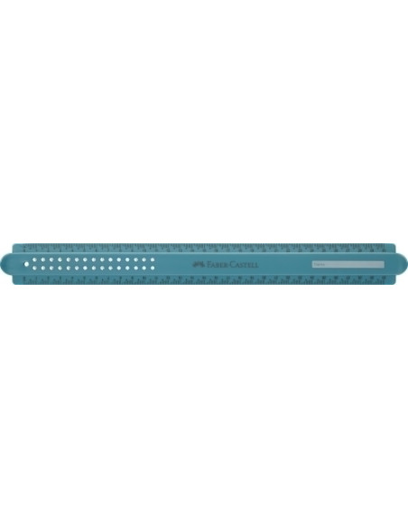 REGLA FABER-CASTELL SPARKLE 30 CM VERDE OCEANO