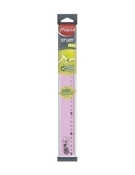 REGLA MAPED STUDY 30 cm SHOCK-RESISTANT