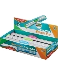 REGLA de ALUMINIO KEYROAD 20 cm SURTIDO