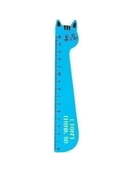 REGLA de MADERA CENTRUM 15 CM GATO SURTIDO