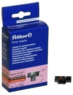 RODILLO CALCULADORAS 7452 EPSON IR40-T NEGROROJO PACK DE 2