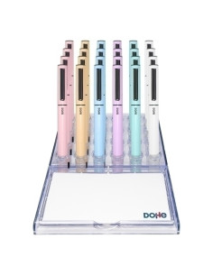 ROLLER DOHE ELIPSE METAL SURTIDO EXPOSITOR DE 24 tinta azul