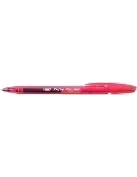 ROLLER GEL RT BIC CRISTAL CLIC GEL ROJO