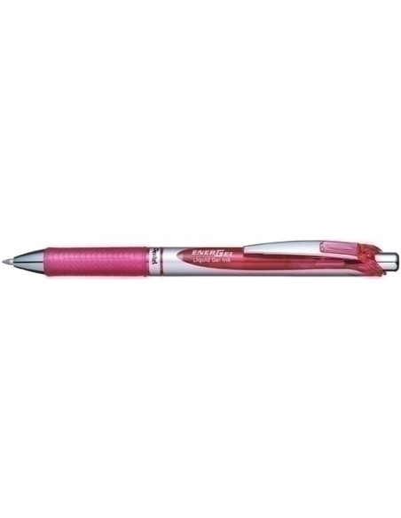 ROLLER GEL RT PENTEL BL-77 ENERGEL 07 ROSA