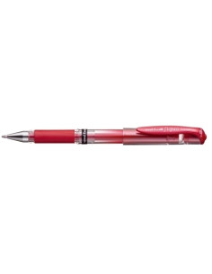 ROLLER GEL UNI-BALL SIGNO BROAD 10 UM-153 ROJO METALICO
