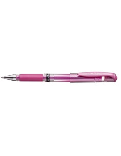 ROLLER GEL UNI-BALL SIGNO BROAD 10 UM-153 ROSA METALICO