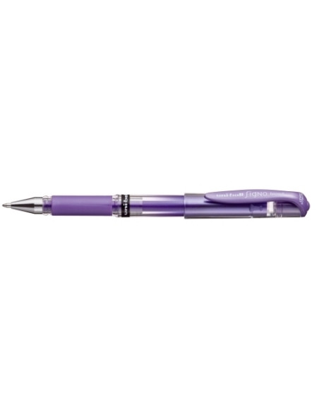 ROLLER GEL UNI-BALL SIGNO BROAD 10 UM-153 VIOLETA METALICO